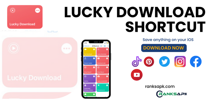Lucky Downloader Shortcut for ios