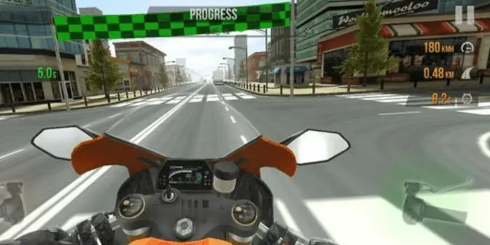 Gameplay traffic rider mod