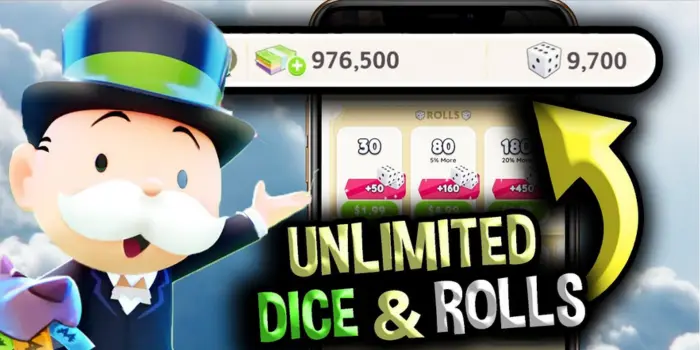 Monopoly Go Unlimited Dice, ROLLS