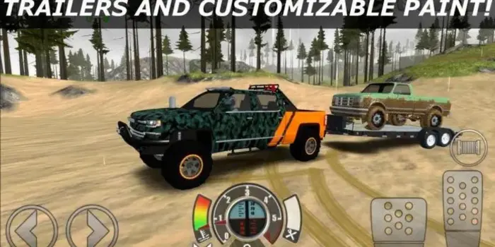 Vehicles customization gameplay in offroad outlaws